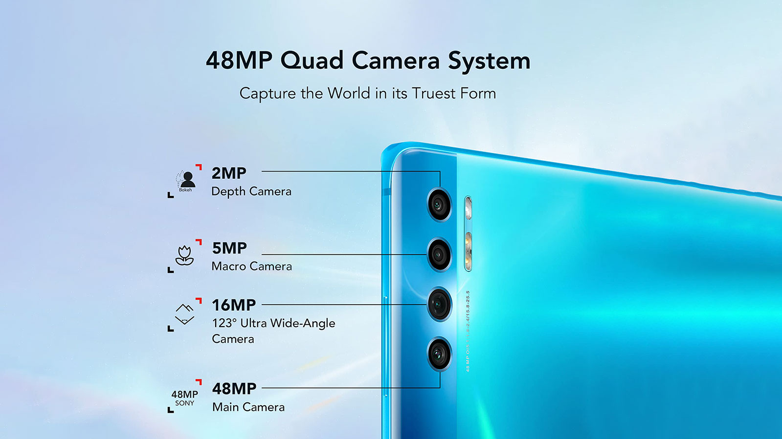 TAWASUL TCL 20 5G's 48MP AI triple camera